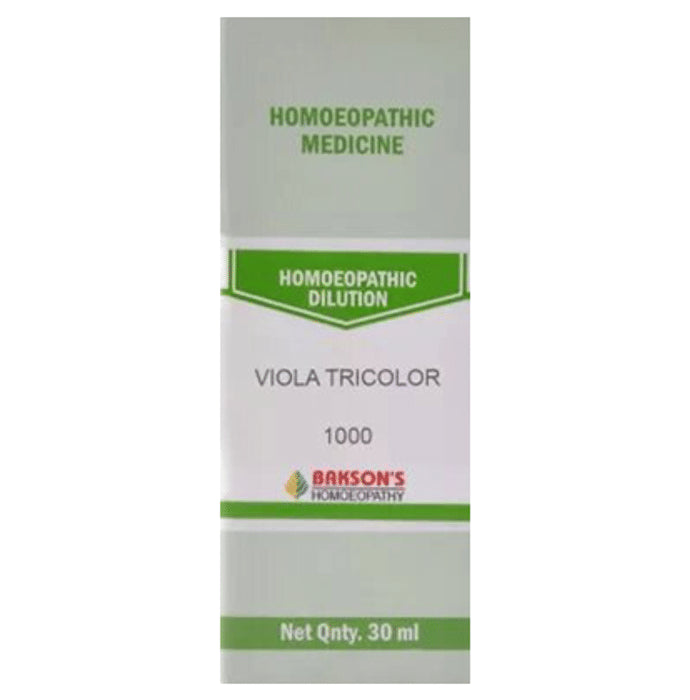 Bakson's Homeopathy Viola Tricolor Dilution 1000 CH - Classic Derma