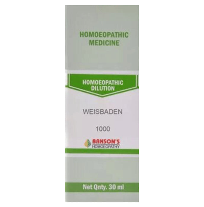 Bakson's Homeopathy Weisbaden Dilution 1000 CH - Classic Derma