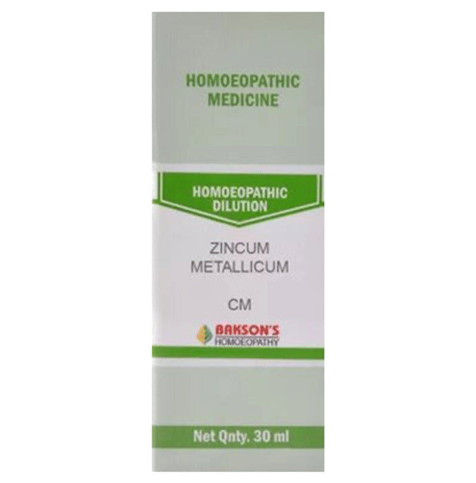 Bakson's Homeopathy Zincum Metallicum Dilution CM - Classic Derma