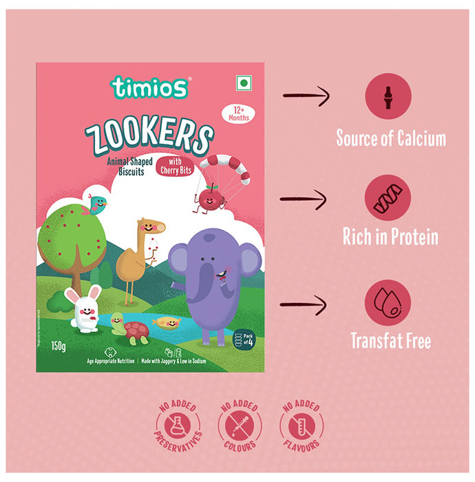 Timios Combo Pack of MELTS Carrot Cumin and Zookers Cherry Bits
