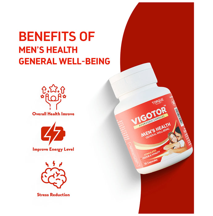 Torque Vigotor Men's Health General Well Being Capsule