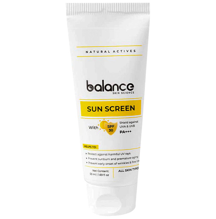 Balance Skin Science Sunscreen Cream SPF 30 PA+++ - Classic Derma