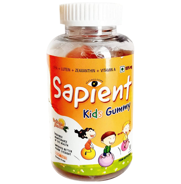 Sapient Kids Gummy Orange Gluten Free - Classic Derma