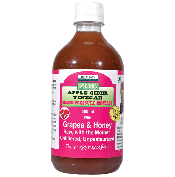 Zoe Apple Cider Vinegar Blended with Grapes and Honey - Classic Derma