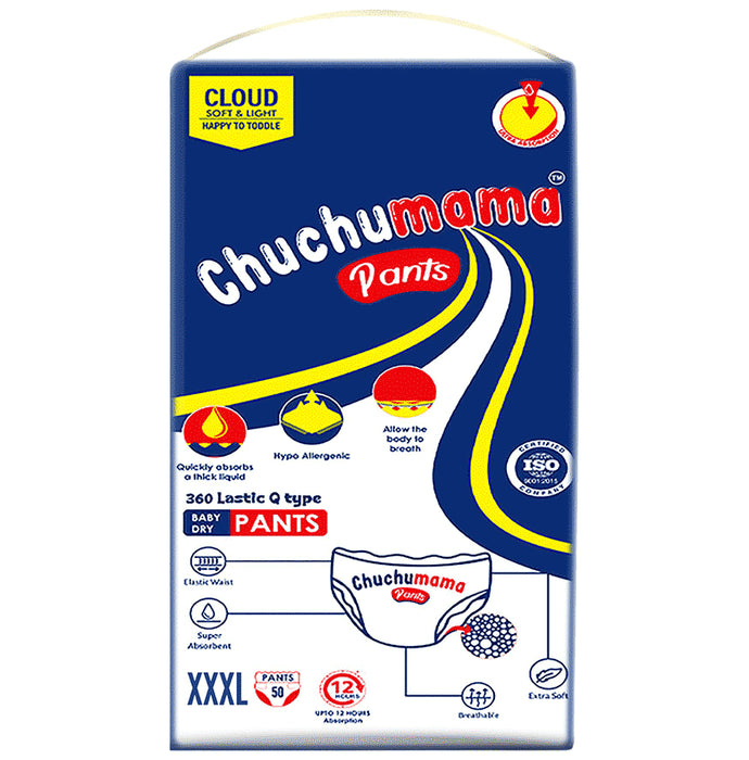 Chuchumama Baby Diaper Pants (50 Each) XXXL - Classic Derma
