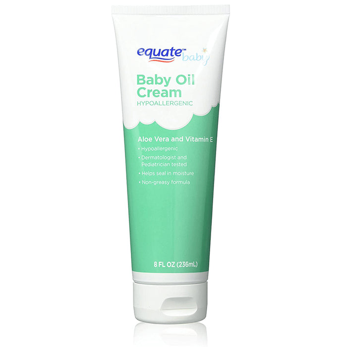 Equate Baby Oil Cream Aloevera & Vit E - Classic Derma