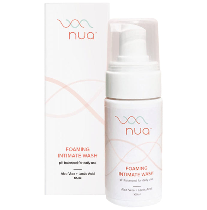 Nua Foaming Intimate Wash with Aloe Vera and Lactic Acid - Classic Derma