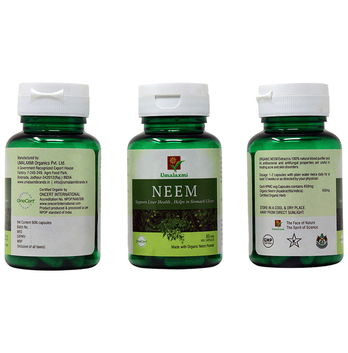 Umalaxmi Organics Neem Veg Capsules