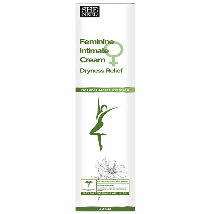 SheNeed Feminine Intimate Cream Dryness Relief - Classic Derma