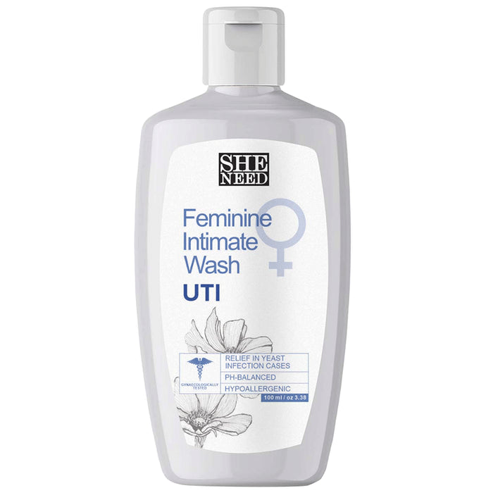 SheNeed Feminine Intimate Wash UTI (100ml Each) - Classic Derma