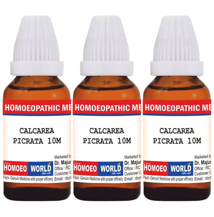 Dr. Majumder Homeo World Calcarea Picrata Dilution(30ml Each) 10M - Classic Derma