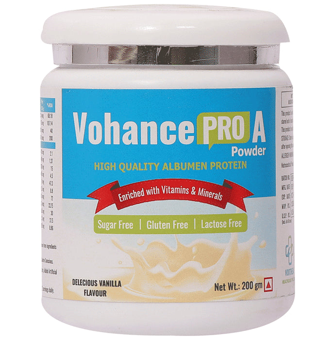 Vohance Pro A Powder Vanilla Sugar Free, Gluten Free & Lactose Free - Classic Derma