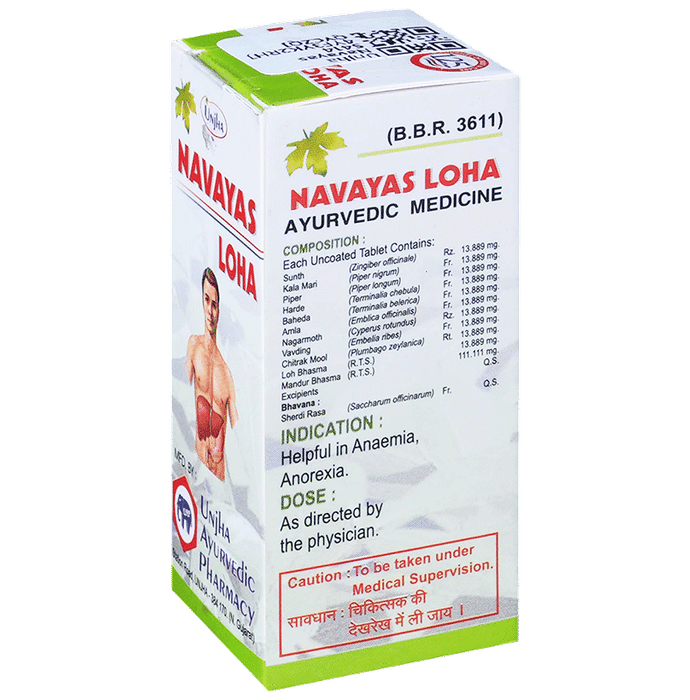 Unjha Navayas Loha Tablet (40 Each)