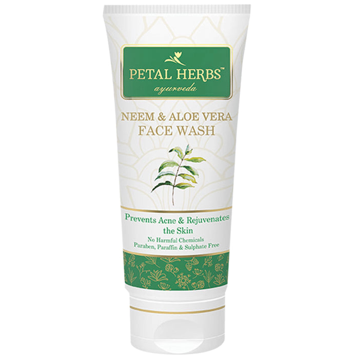 Petal Herbs Ayurveda Neem & Aloe Vera Face Wash - Classic Derma