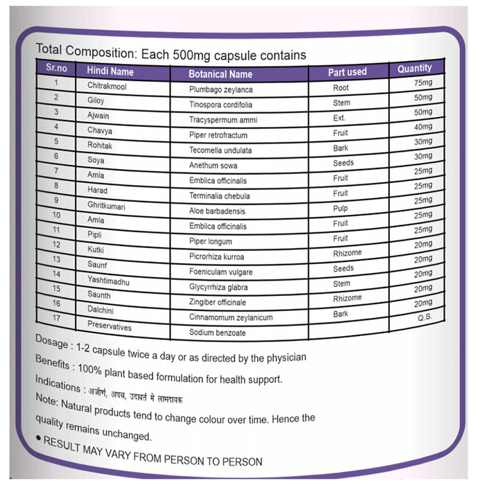 Varah Herbal Enzyme Capsule