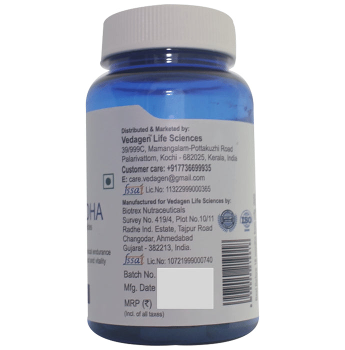 Vedagen Ashwagandha 500mg Tablet
