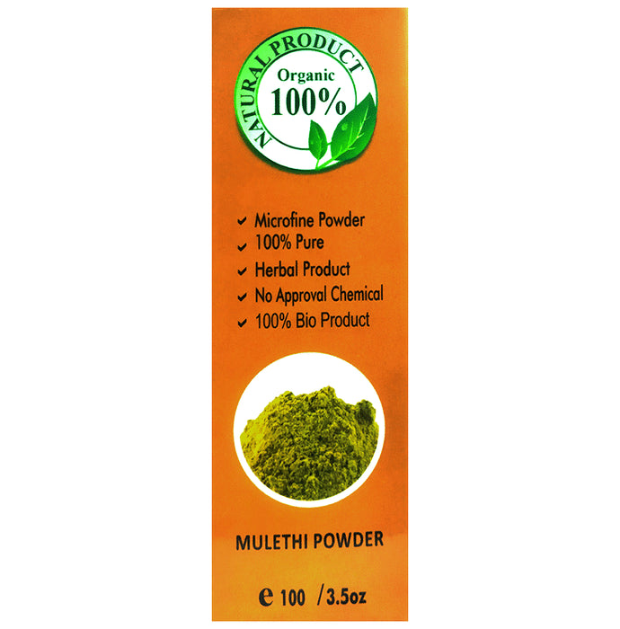 Vedic Ayurveda Combo pack of Mulethi Powder Face Pack & Rose water (60ml)