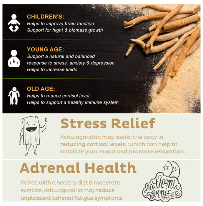 Vegan Bit Ashwagandha Powder (100gm Each)