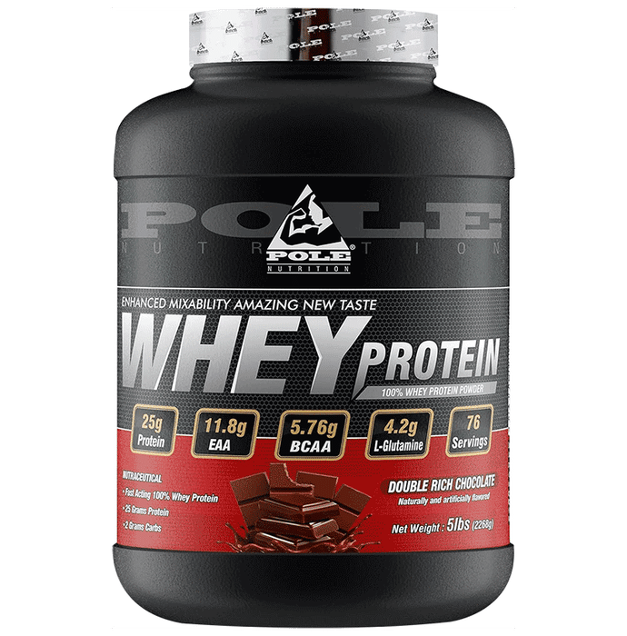 Pole Nutrition Whey Protein Powder Double Rich Chocolate - Classic Derma