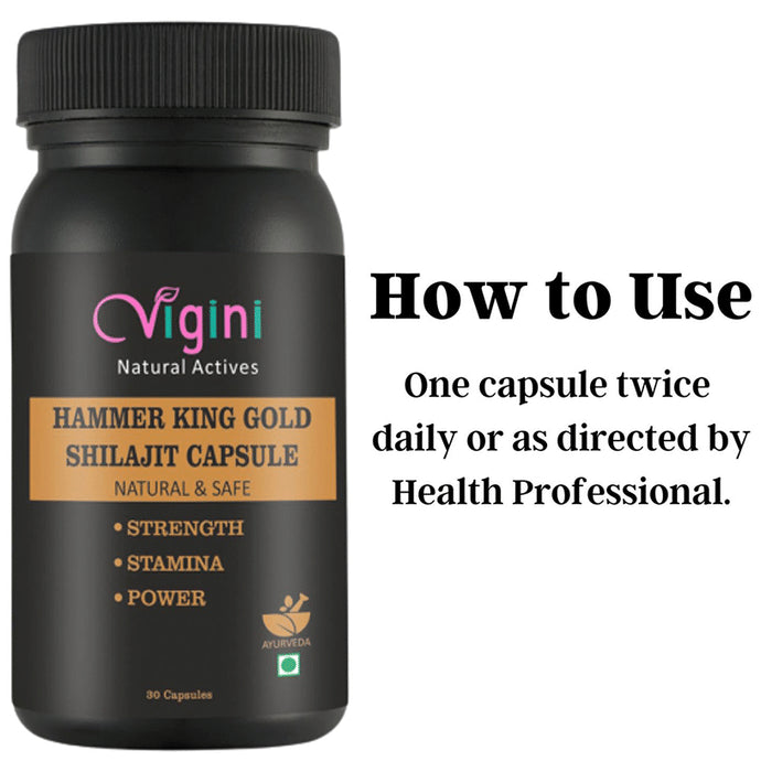 Vigini Hammer King Gold Shilajit Capsule