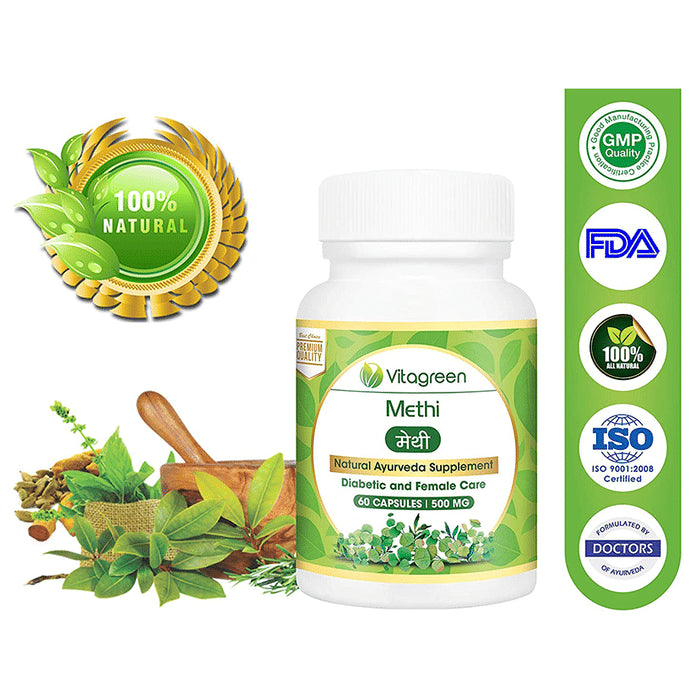 Vitagreen Methi 500mg Capsule