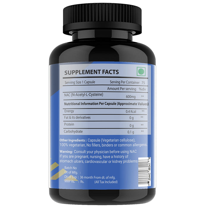 Vitaminhaat Liver Maximizer N Acetyl Cysteine Capsule
