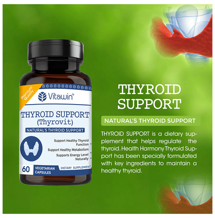 Vitawin Thyroid Support Vegetarian Capsule
