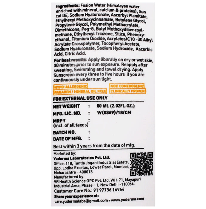 Yuderma Eclipse Solaire 5x Protection Aqua Fusion Cream (60ml Each)
