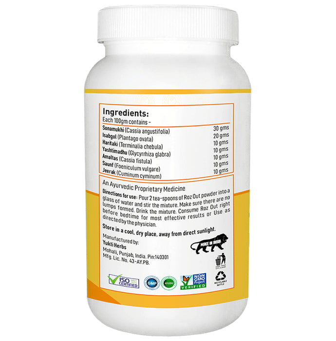 Yukti Herbs Roz Out Sugar-Free Powder
