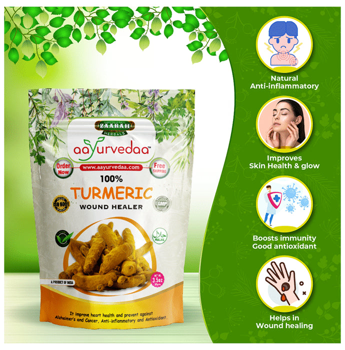 Zaarah Herbals Aayurvedaa 100% Turmeric
