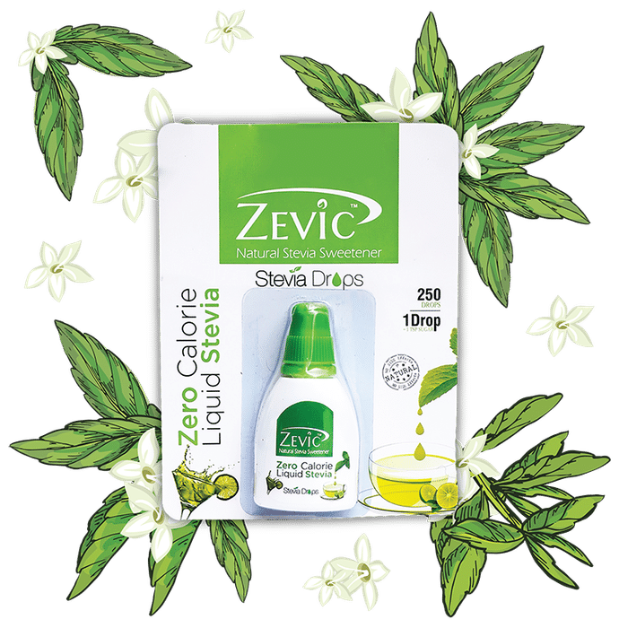 Zevic Stevia Zero Calorie Liquid 250 Drops