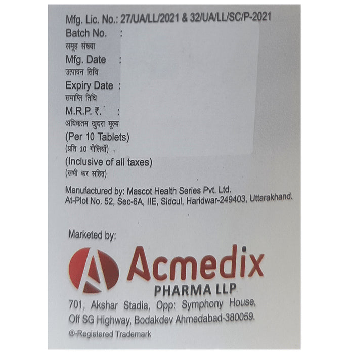 Acvilda-M SR 500 Tablet