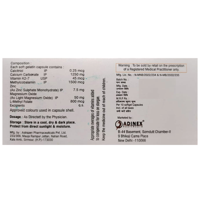 Adbone-K2 Softgel Capsule