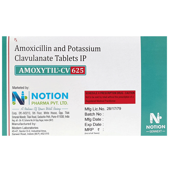 Amoxytil-CV 625 Tablet