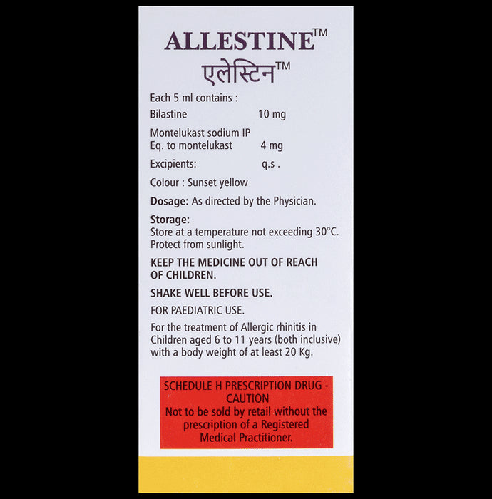 Allestine Oral Suspension Mango