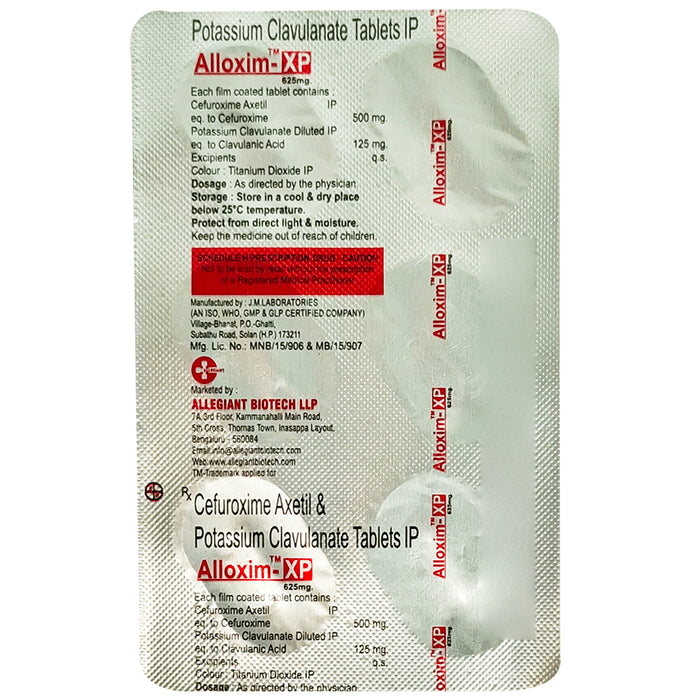 Alloxim-XP 625mg Tablet