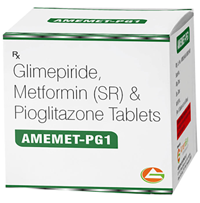 Amemet-PG 1 Tablet SR - Classic Derma