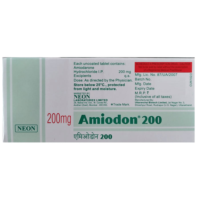 Amiodon 200mg Tablet