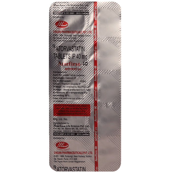 Atorfirst 40 Tablet