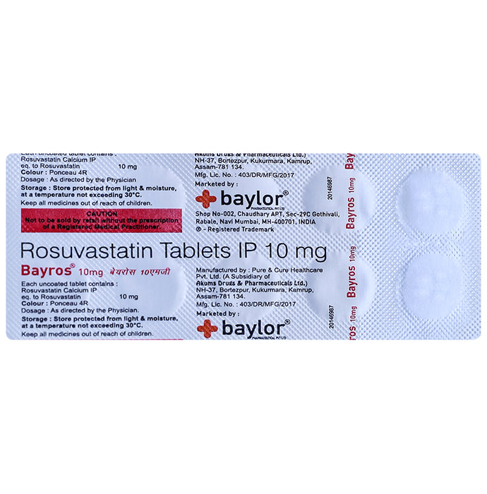 Bayros 10mg Tablet