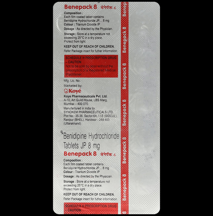 Benepack 8 Tablet