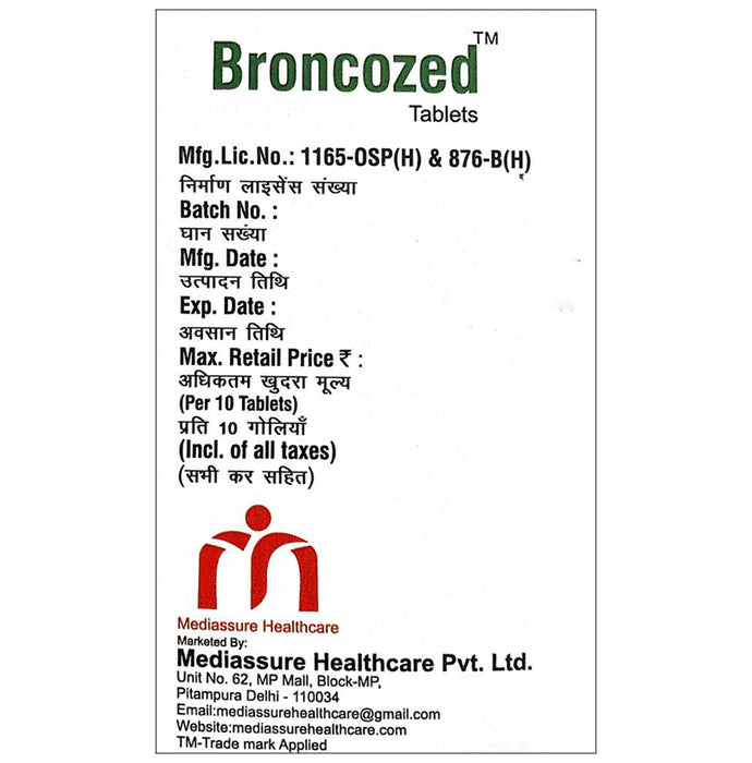Broncozed Tablet