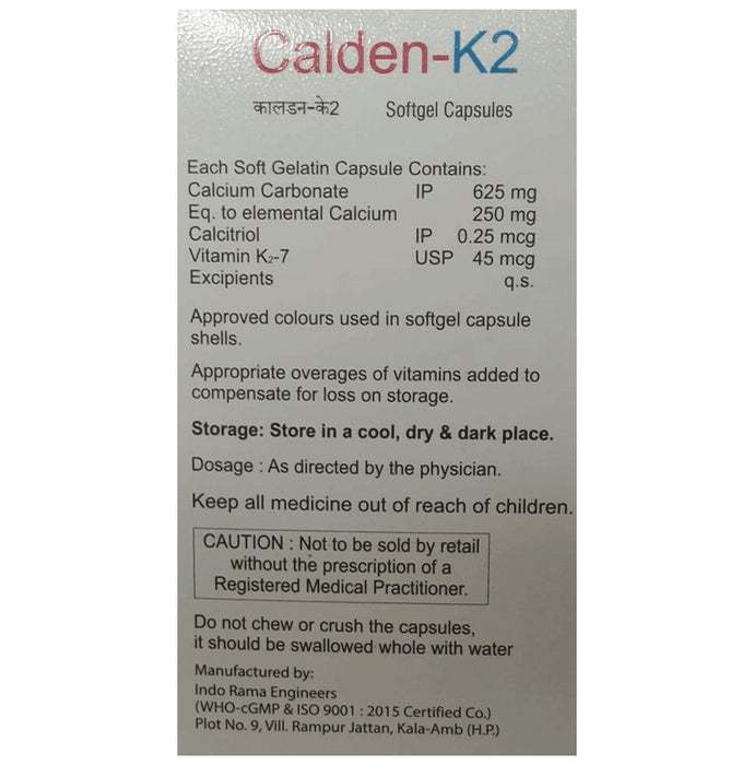 Calden-K2 Softgel Capsule