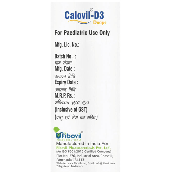 Calovil-D3 Oral Drops