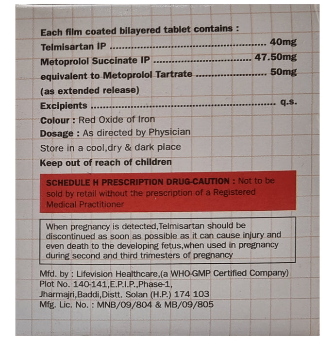 Cardiotel-Beta 50 Tablet ER