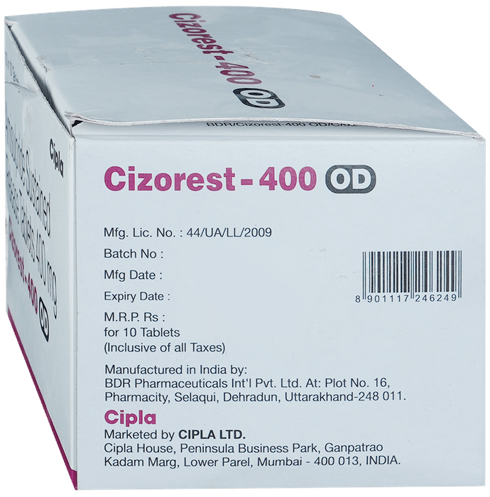 Cizorest 400 OD Tablet SR