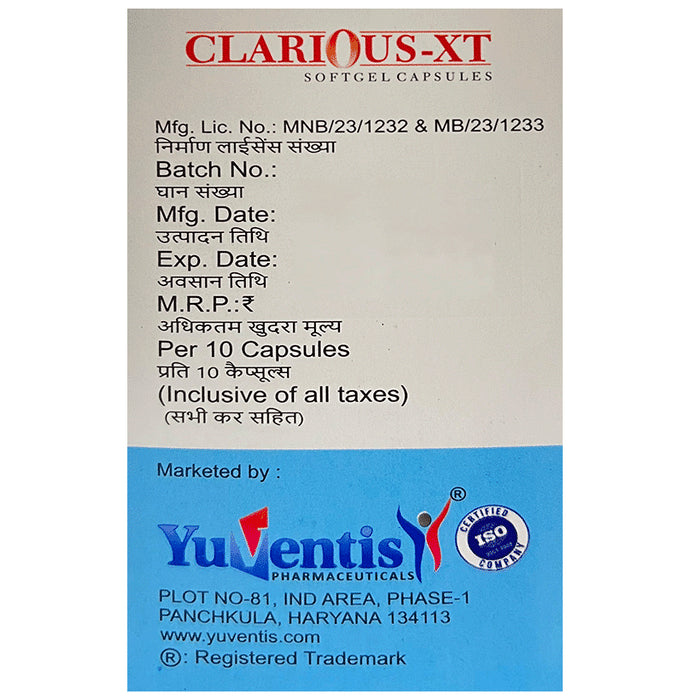 Clarious-XT Softgel Capsule