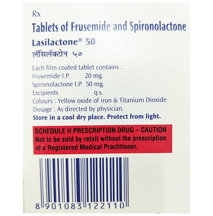 Lasilactone 50 Tablet