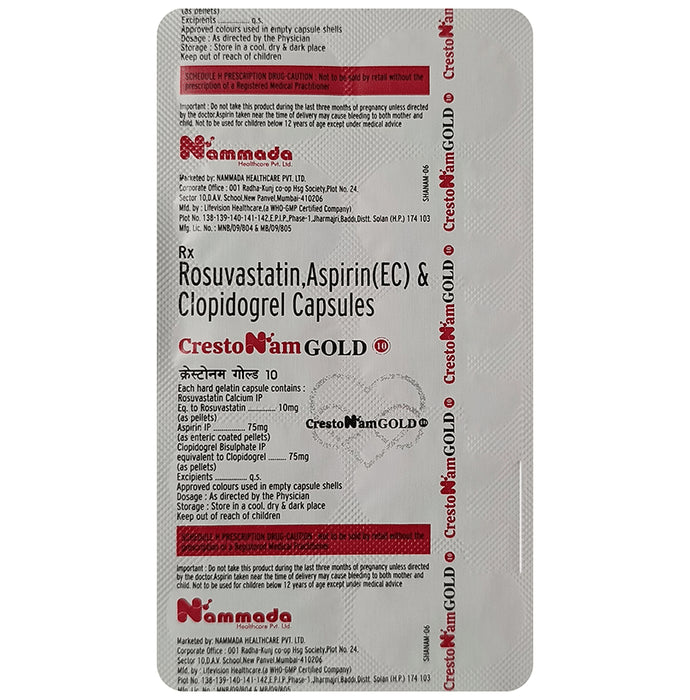 Crestonam Gold 10 Capsule