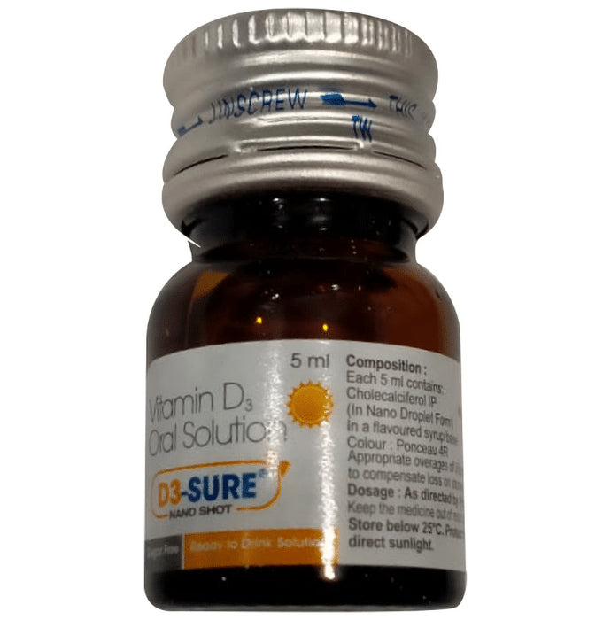 D3 Sure Nano Shot Oral Solution 5ml